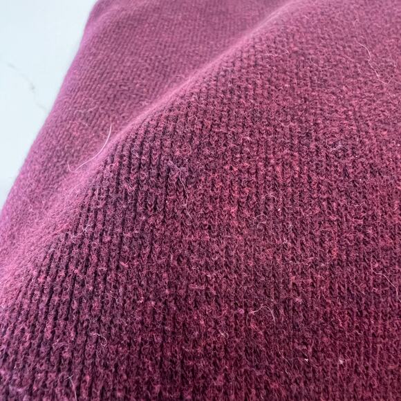 Polo Ralph Lauren Men’s Small Burgundy 1/4 Zip 100% cotton Sweater - Picture 12 of 12